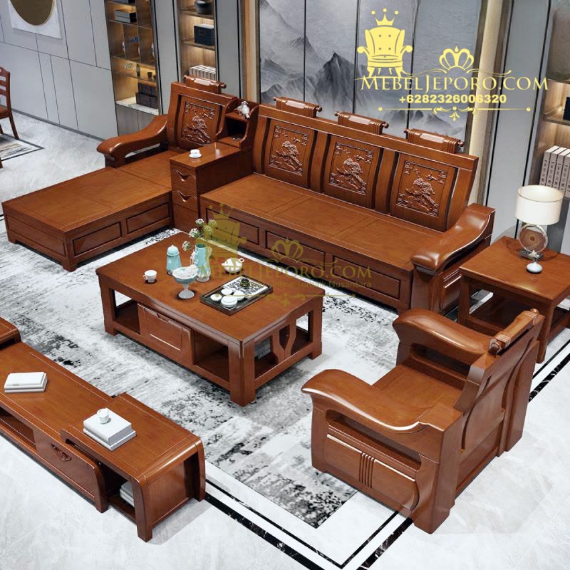 Kursi Sofa Tamu Minimalis Sudut Malang